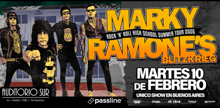 MARKY RAMONE Blitzkrieg EN AUDITORIO SUR